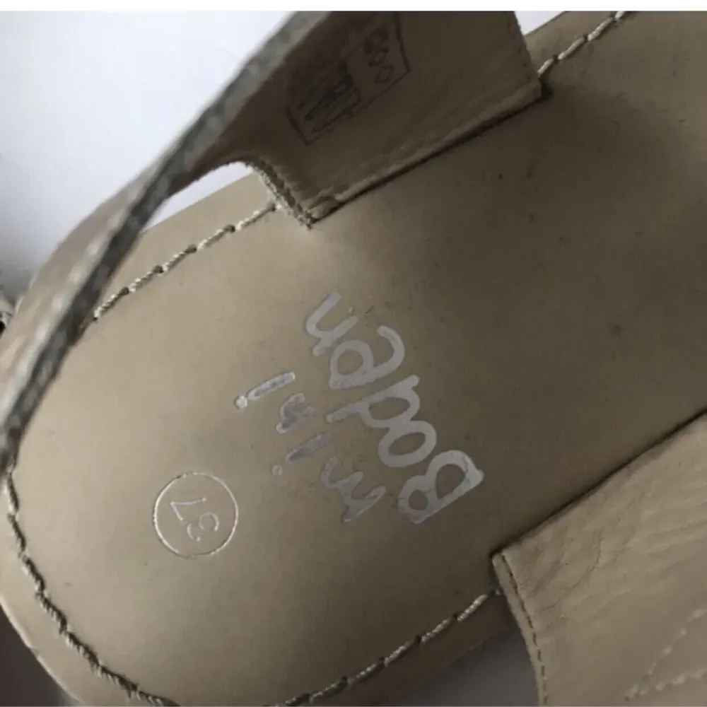 Mini Boden Bear Face Sandals Size 4